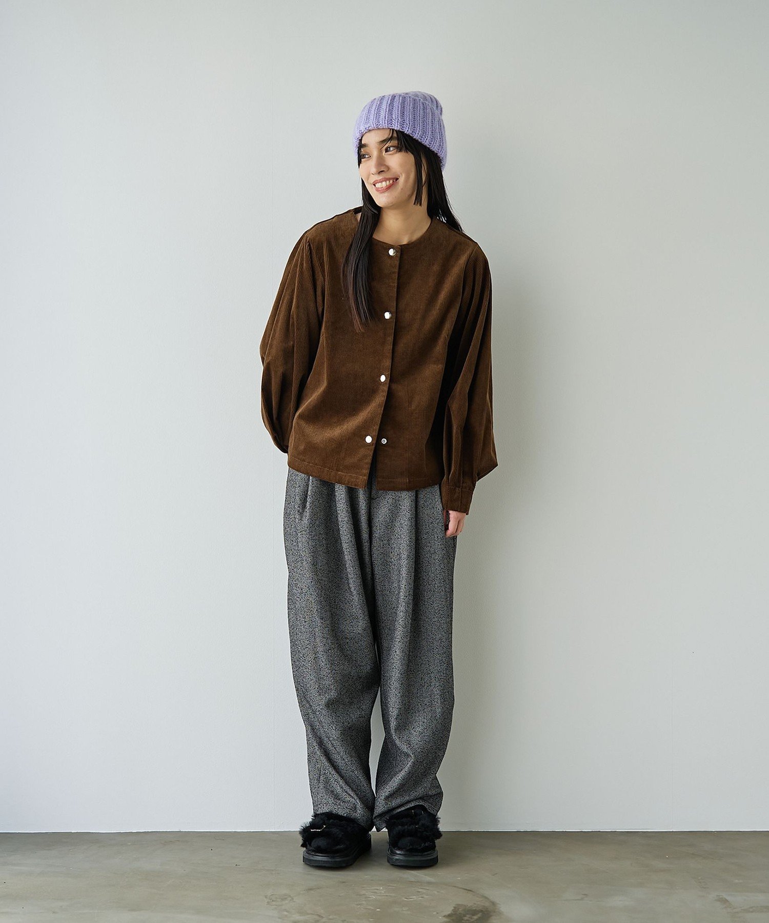 coen｜Fratelli Talli(フラテリータリー)モヘヤミックスニットキャップ