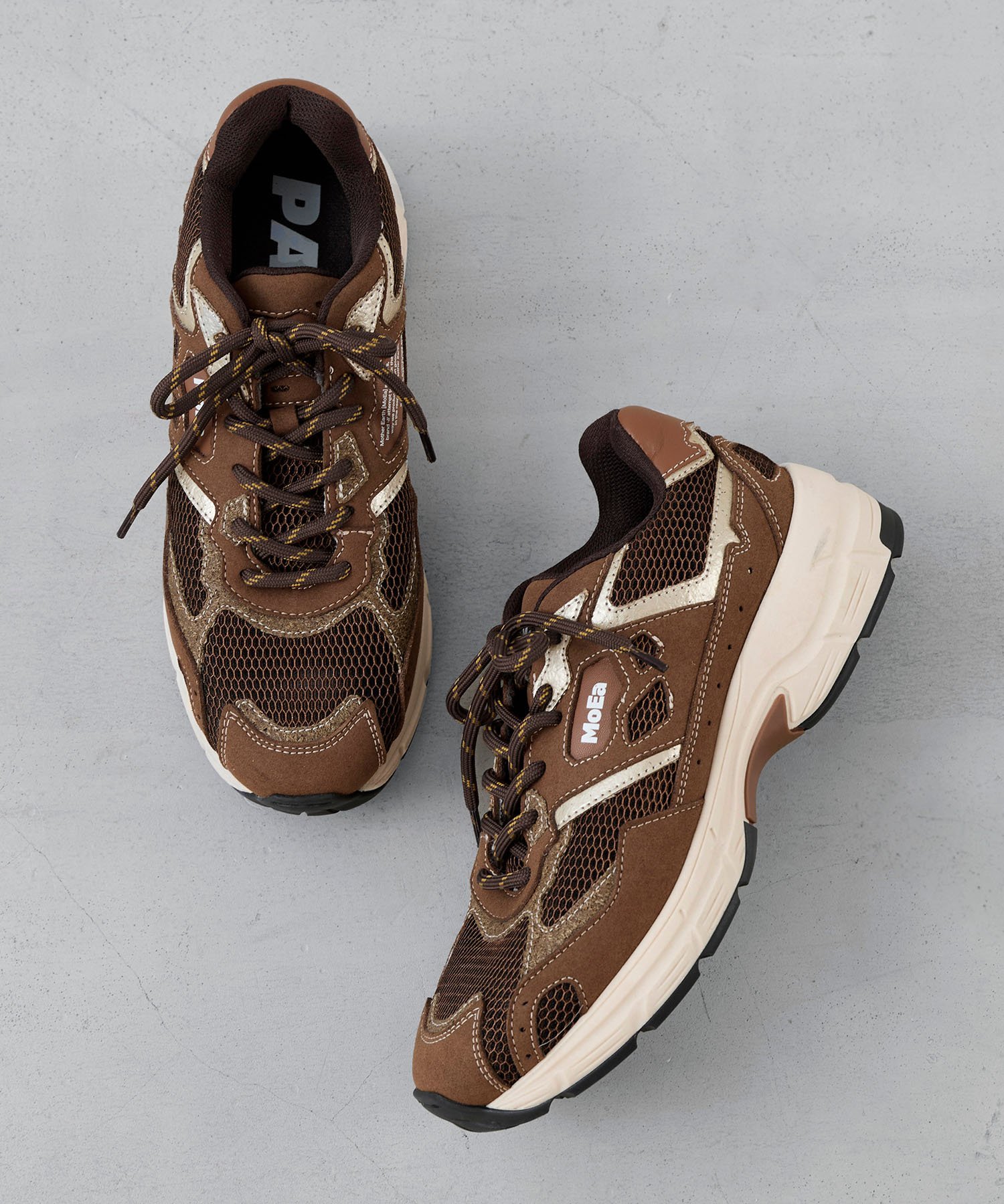 MICA＆DEAL｜WEB限定【MoEa】ヴィーガンレザースニーカー-Vegan