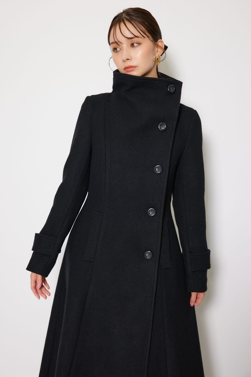 rienda｜25オーバーネックシンデレララインコート | Rakuten Fashion
