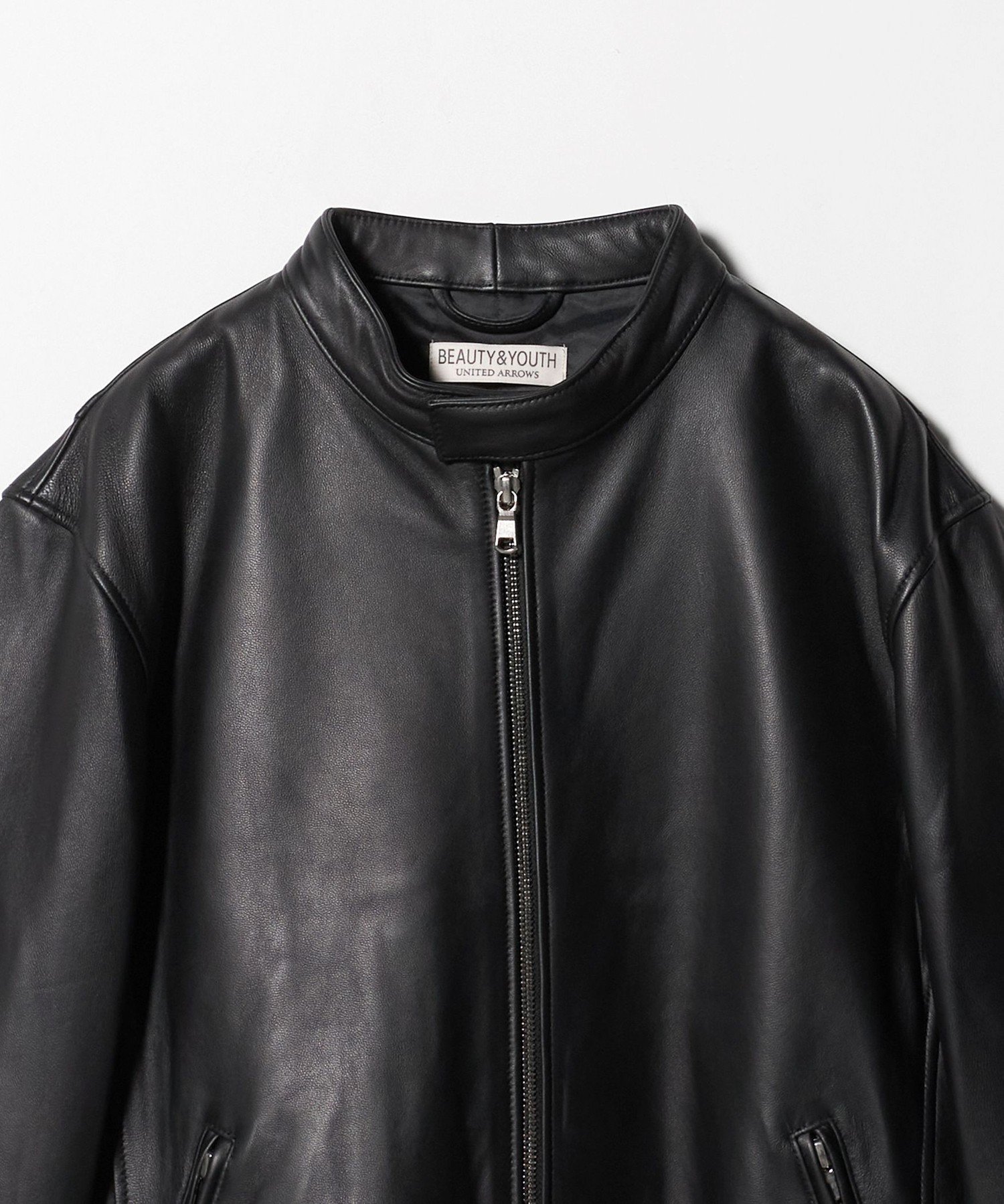 BEAUTY&YOUTH UNITED ARROWS｜シープレザー シングル ライダース