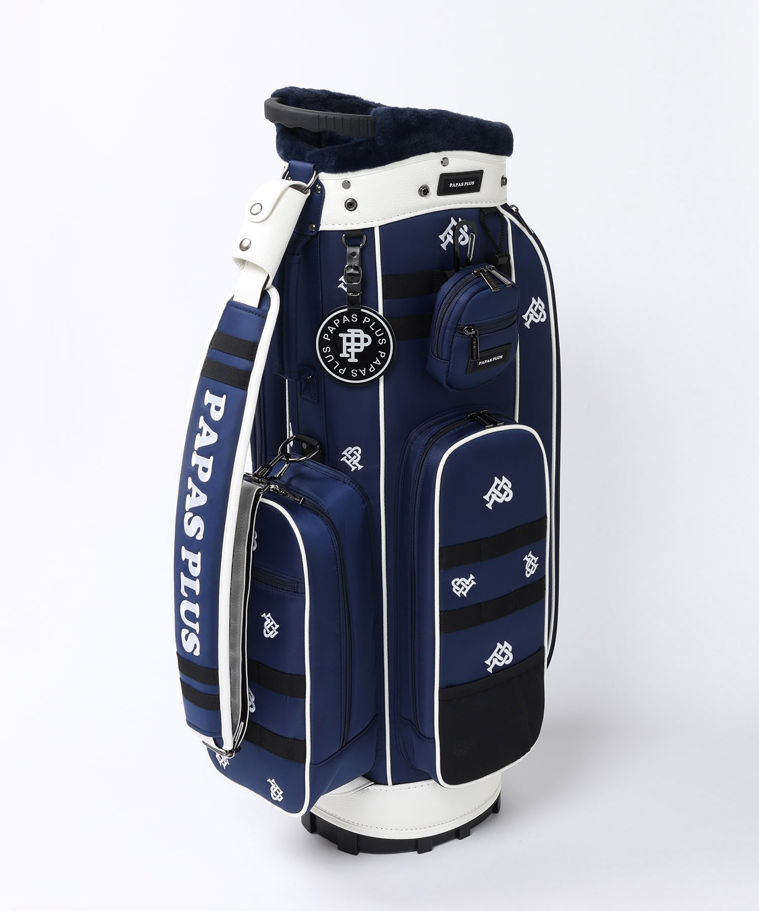 PAPAS PLUS ゴルフバッグ ブラック PAPAS plus パパス プラス ゴルフ