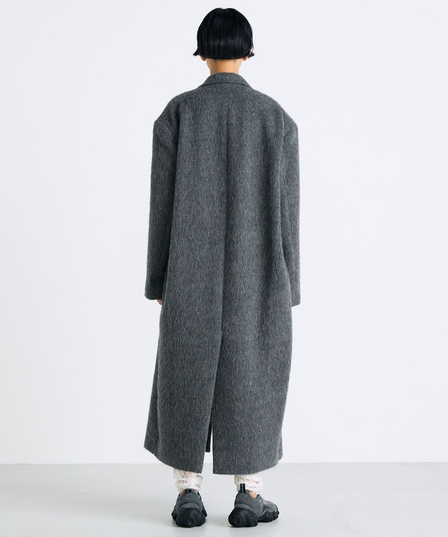 TOMORROWLAND｜アルパカシャギー チェスターコート | Rakuten Fashion