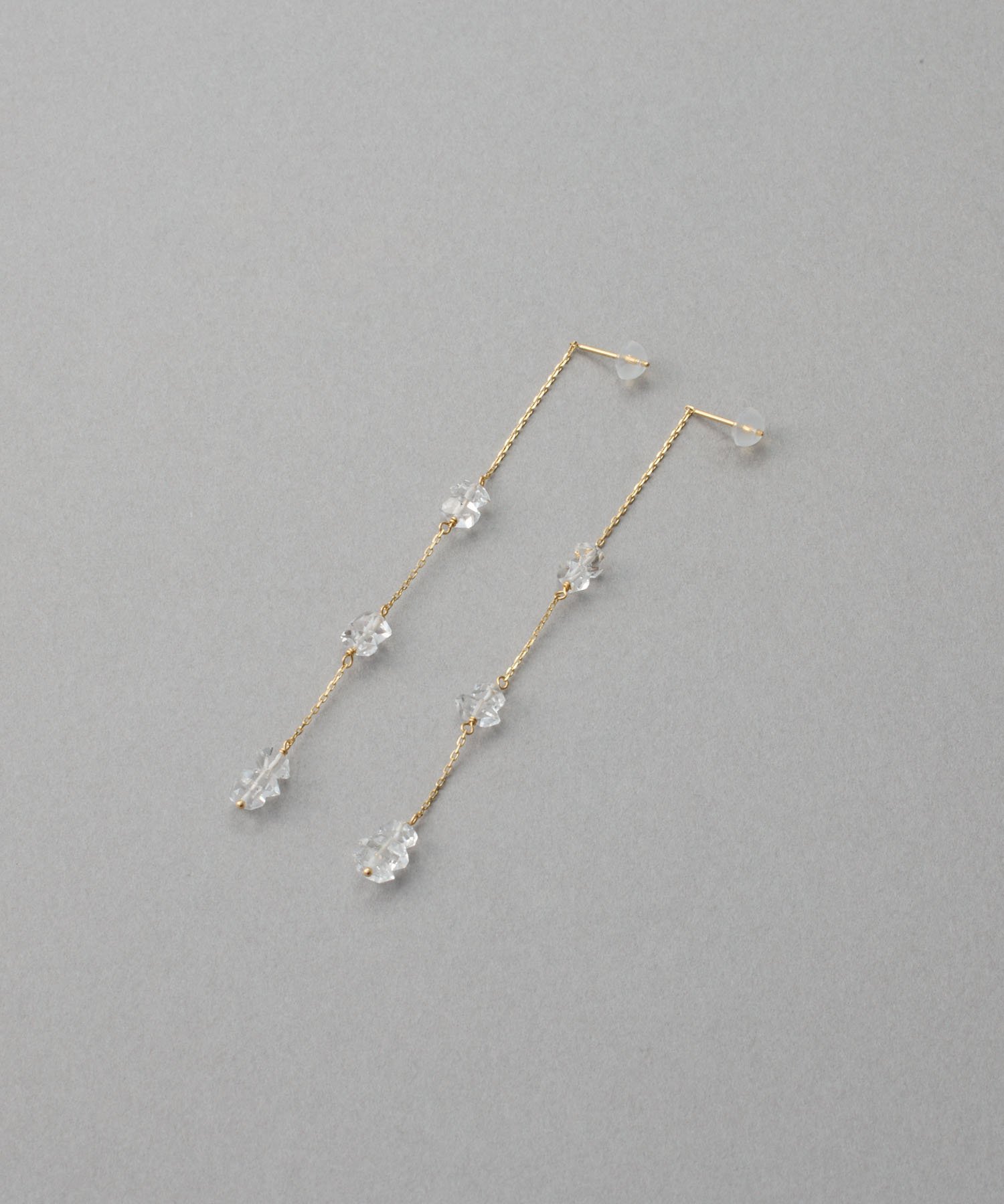 ete｜[シャンデリア] K18YG クォーツ ピアス | Rakuten Fashion(楽天