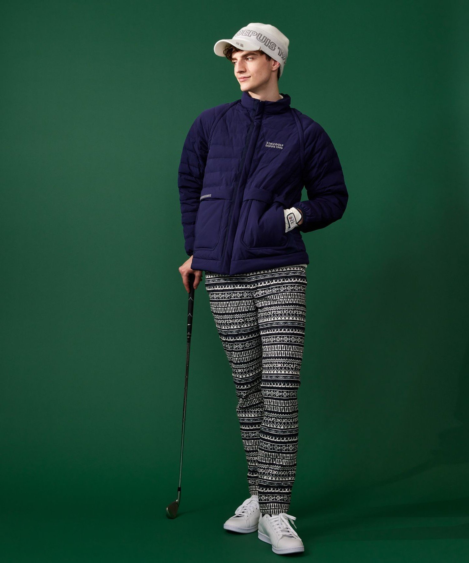 23区GOLF｜【MEN】ノルディック柄 キルティング パンツ | Rakuten