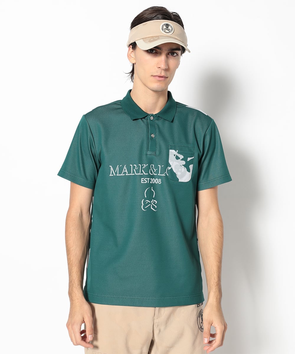 MARK＆LONA｜Gauge Camouflage Jacquard Polo | MEN | Rakuten Fashion