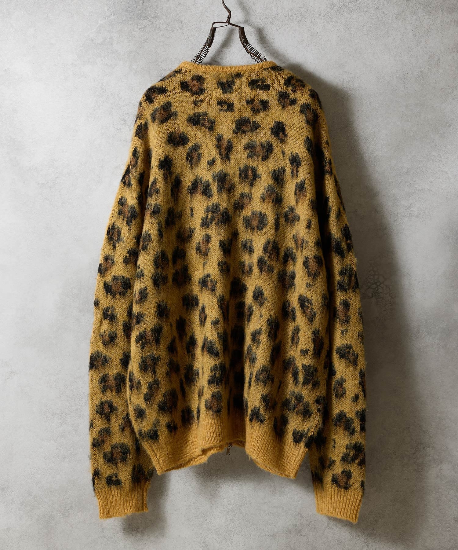NUMBER (N)INE｜LEOPARD JACQUARD KNIT ZIP-UP CARDIGAN | Rakuten