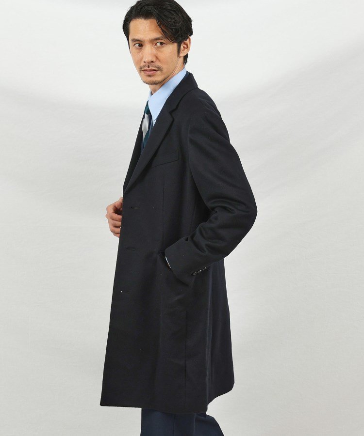 TAKEO KIKUCHI｜ウールカシミヤブレンド チェスターコート | Rakuten