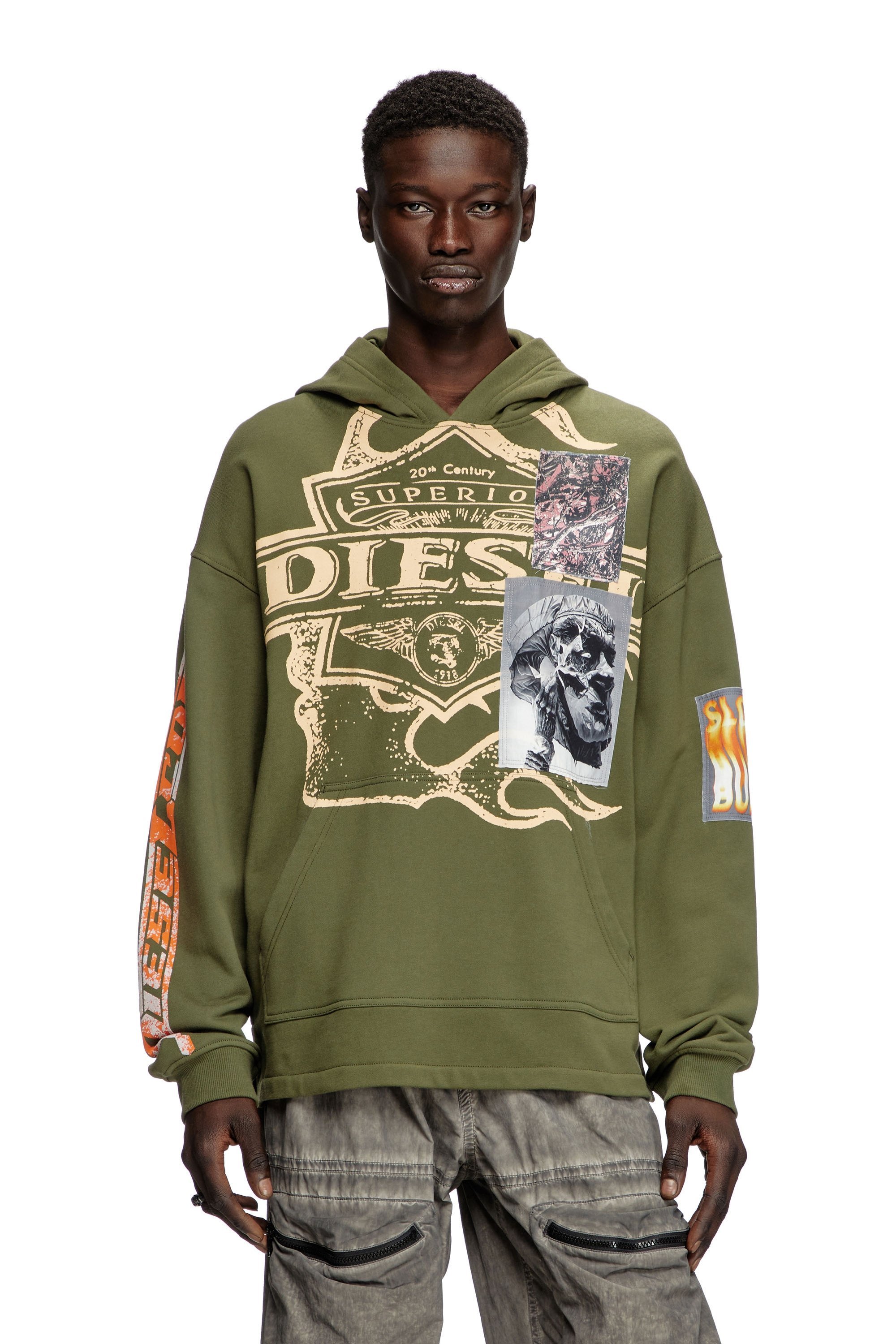DIESEL｜メンズ プルオーバーパーカー S-BAXT-HOOD-R1 | Rakuten