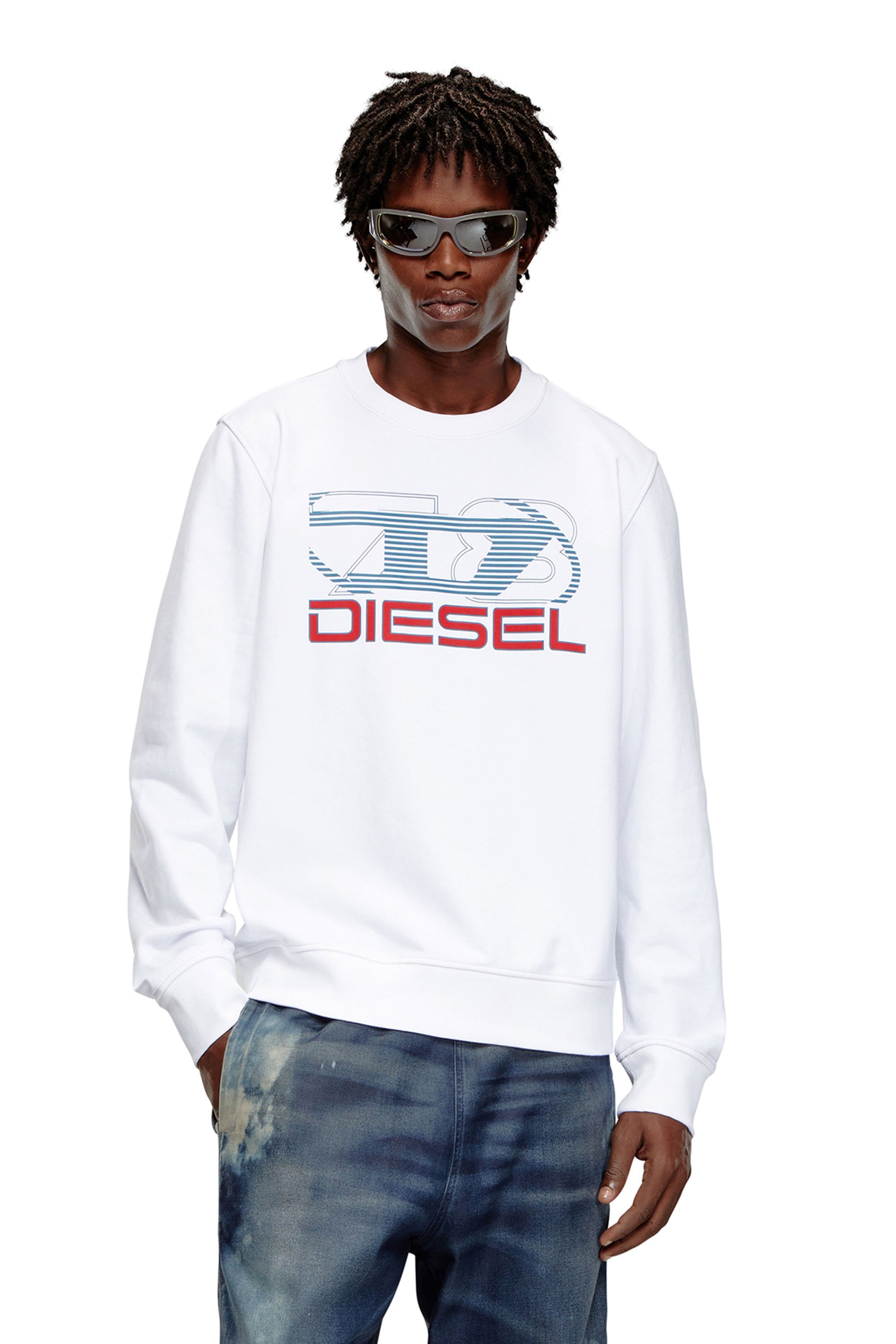 DIESEL｜メンズ スウェット S-GINN-K43 | Rakuten Fashion(楽天