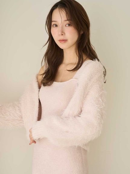 SNIDEL HOME｜シャギーカーディガン×ワンピースセット | Rakuten