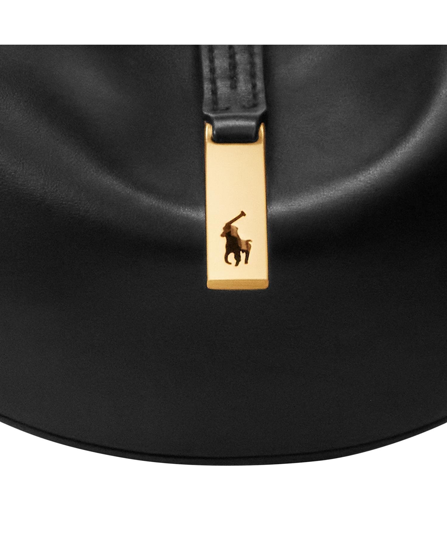 RALPH LAUREN｜Polo ID カーフスキン ミニ ショルダー バッグ