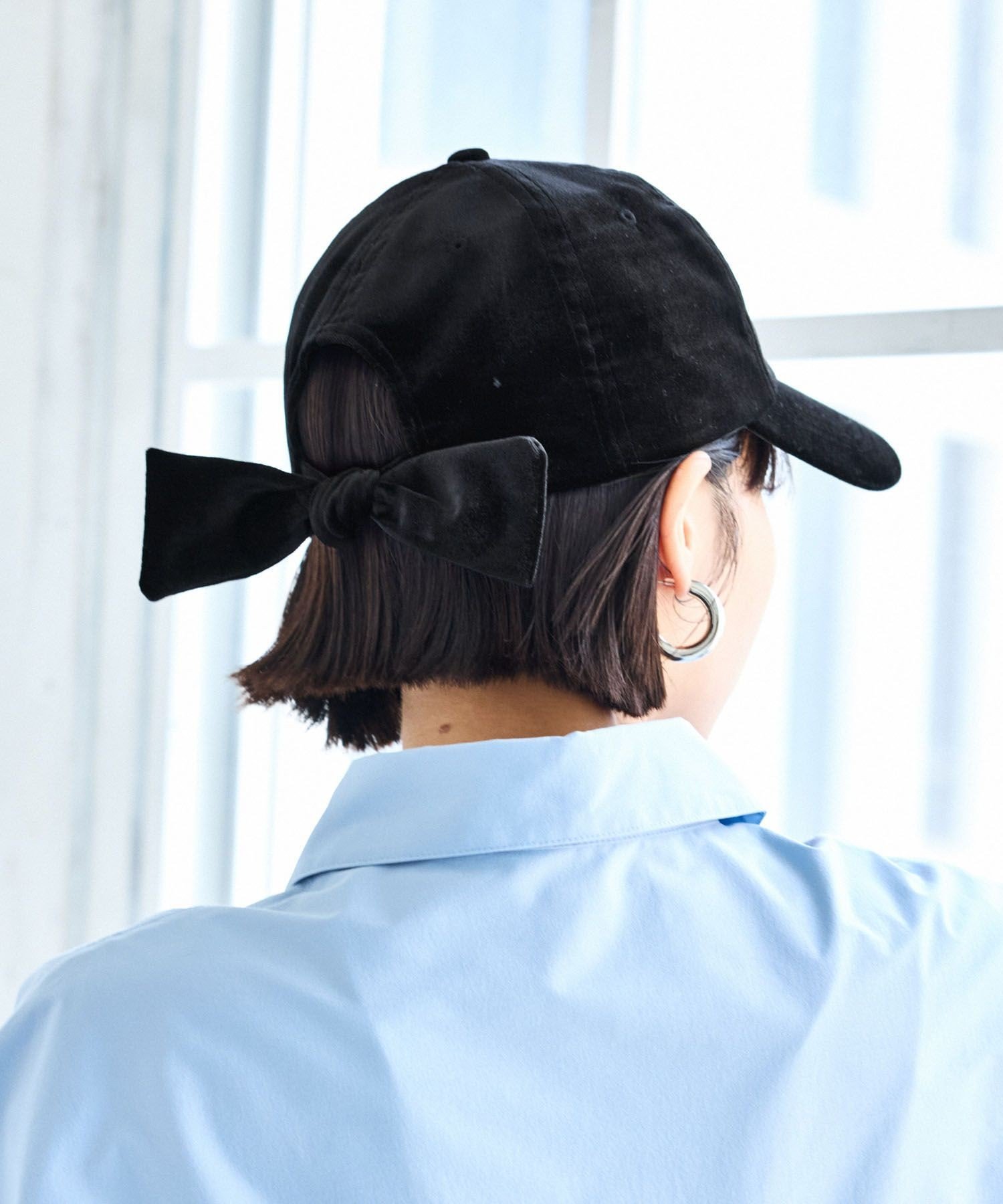 VIS｜バックリボンベロアキャップ | Rakuten Fashion(楽天ファッション
