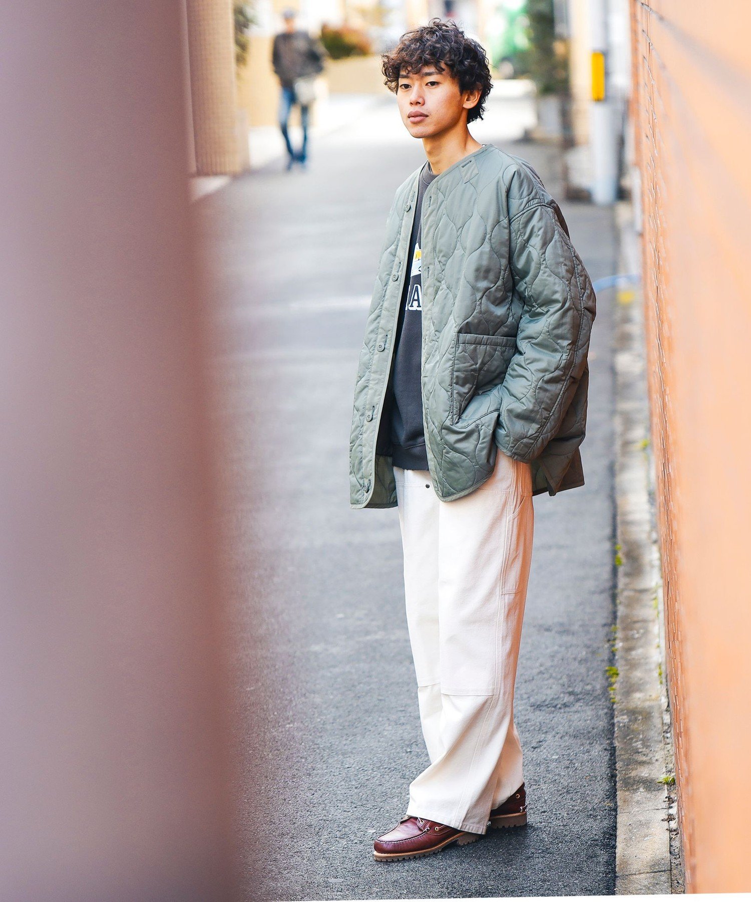BEAMS モッズコート オリーブ キルティングライナー付 3WAY 送料無料