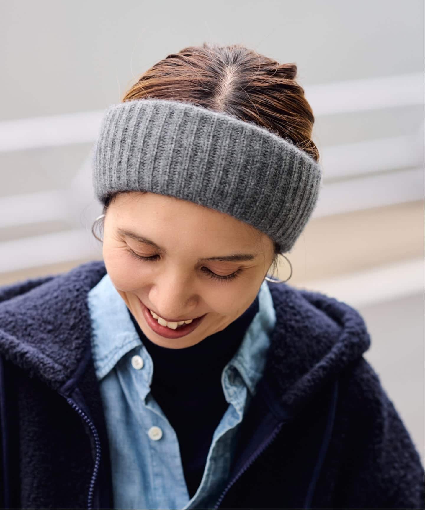 FRAMeWORK｜William Brunton カシミヤヘアバンド | Rakuten Fashion