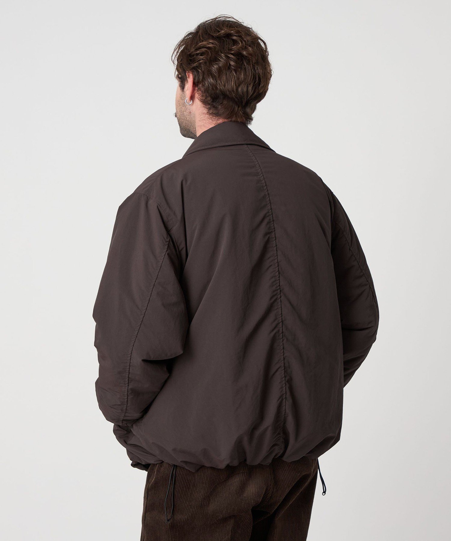 25AW Steven Alanダルマ バルカラー ジャケット　ブラック　XS Steven Alan＞ ダルマ バルカラー ジャケット