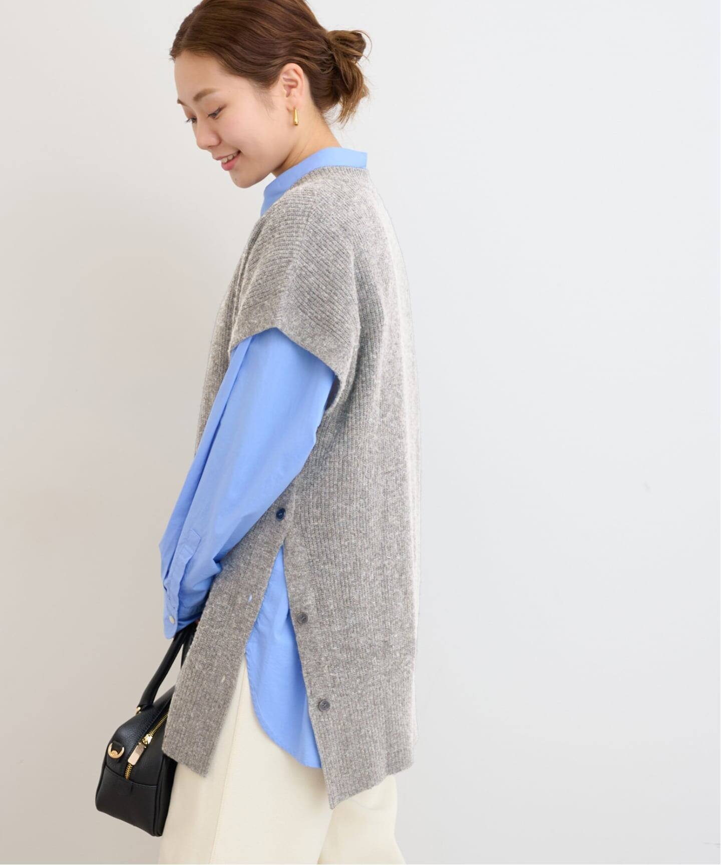 JOURNAL STANDARD relume｜ウールカシミヤミックスポンチョベスト