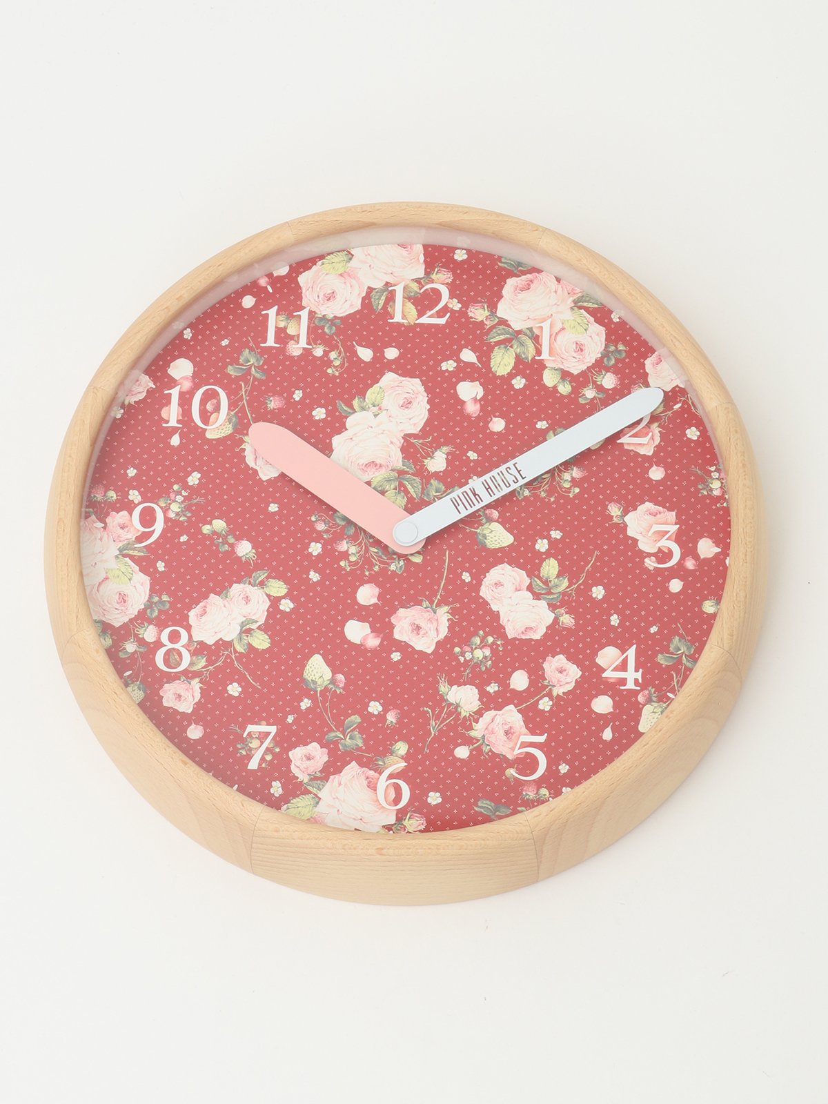 ピンクハウス 掛け時計 くま＆うさぎ柄 時計 ピンクハウス 掛け時計