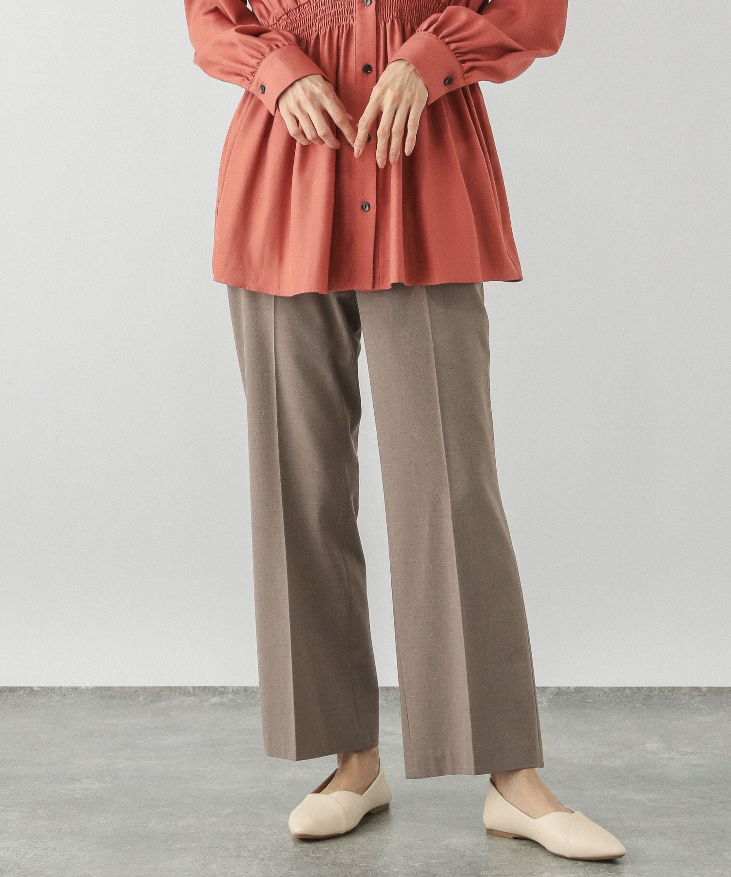 GLOBAL WORK｜ウツクシルエットフレアパンツ/246520 | Rakuten Fashion