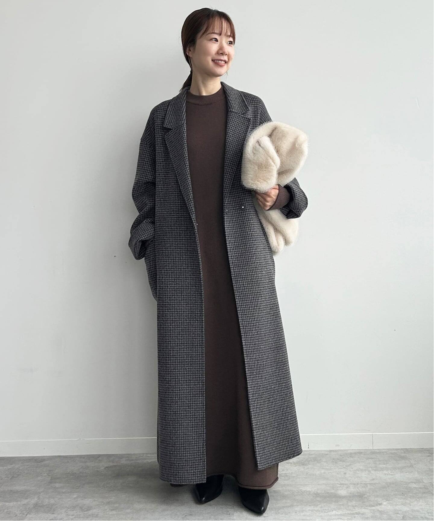 SLOBE IENA｜souple wool ダブルフェイスロングコート | Rakuten