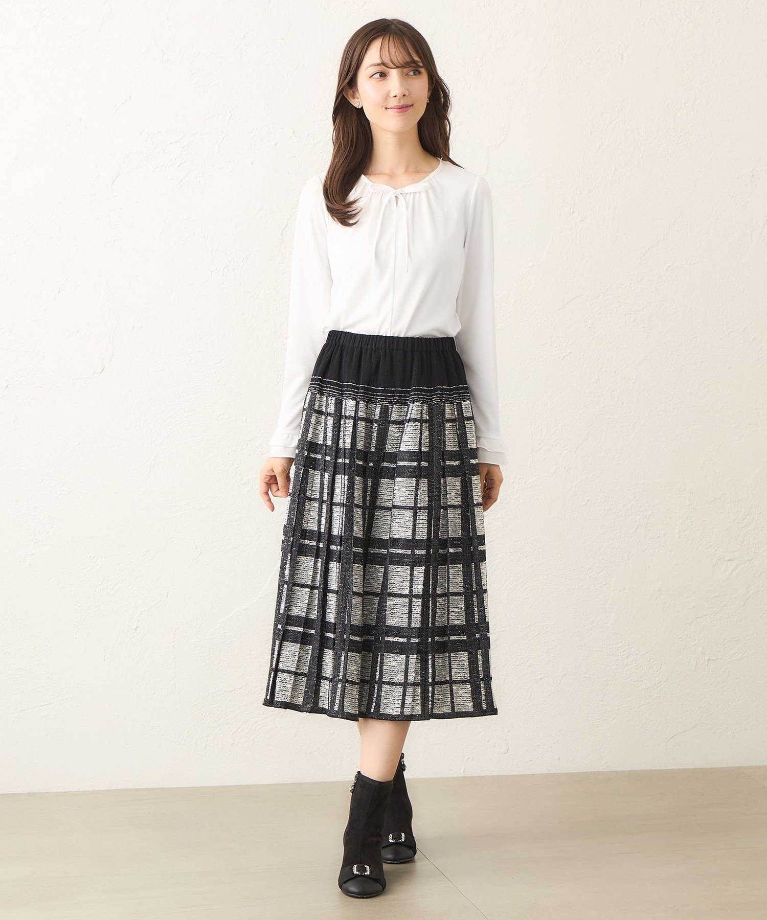 TO BE CHIC｜ツイード調ジャカード スカート | Rakuten Fashion(楽天