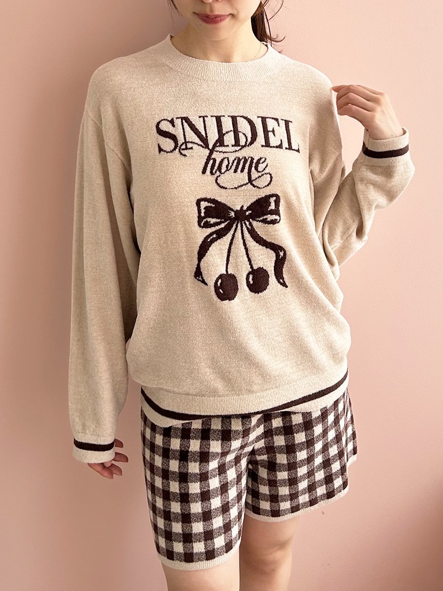 SNIDEL HOME｜チェリーシリーズニットセットアップ | Rakuten Fashion