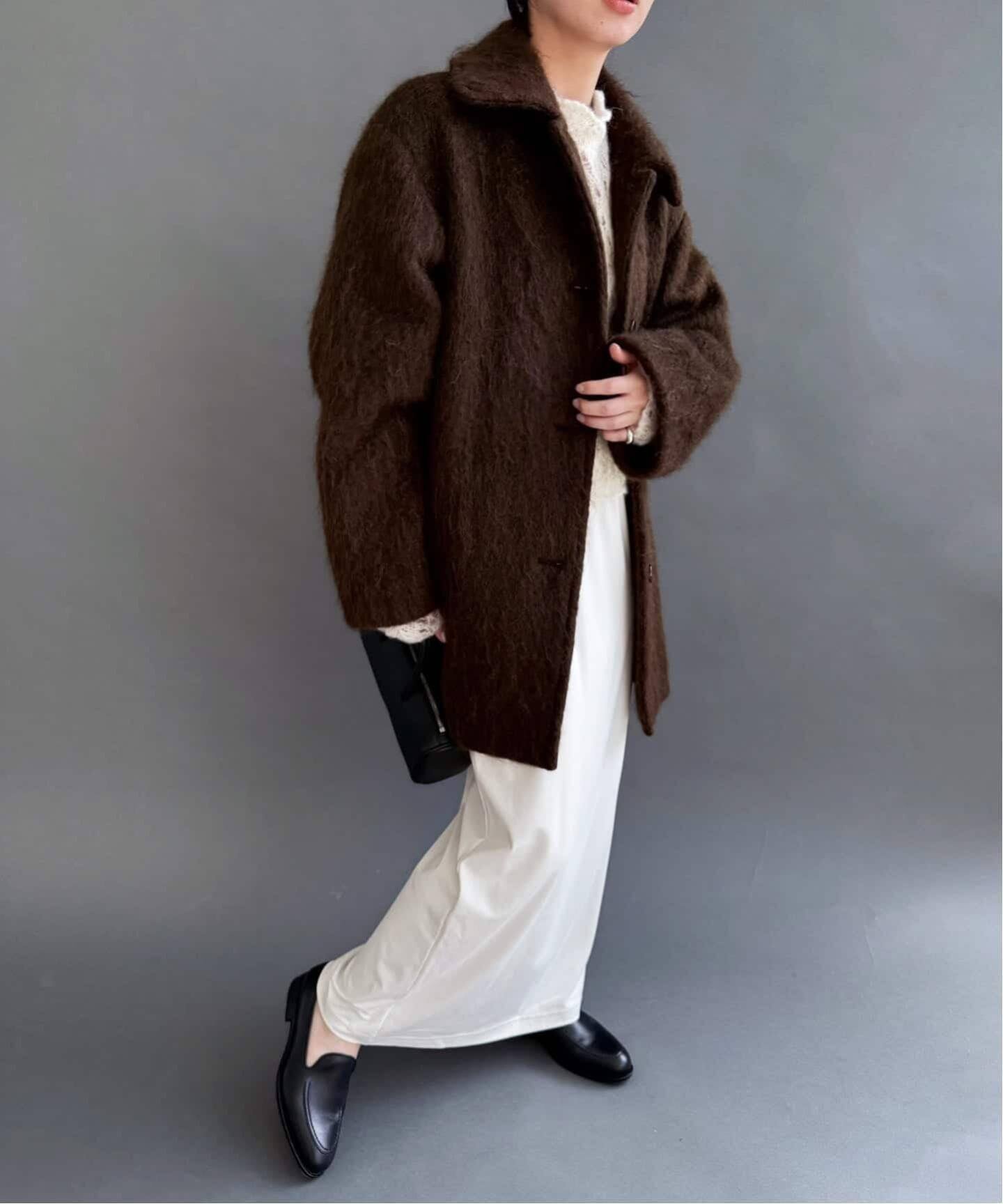 EDIT.FOR LULU｜《追加2》シャギーコート | Rakuten Fashion(楽天