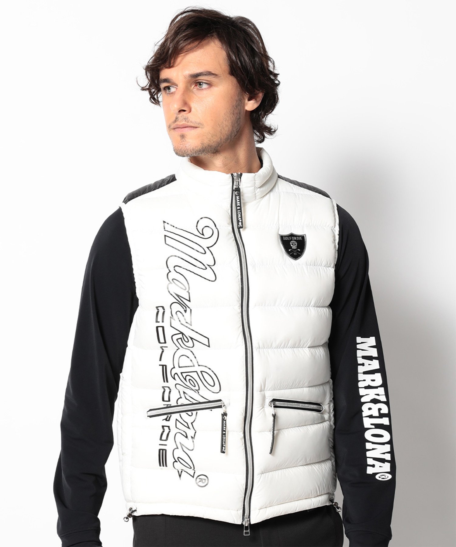 楽天市場】マークアンドロナ ダウンベストの通販