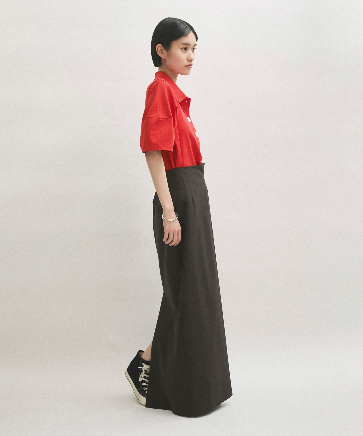 ADAM ET ROPE'｜コクーンスリーブポロシャツ | Rakuten Fashion(楽天