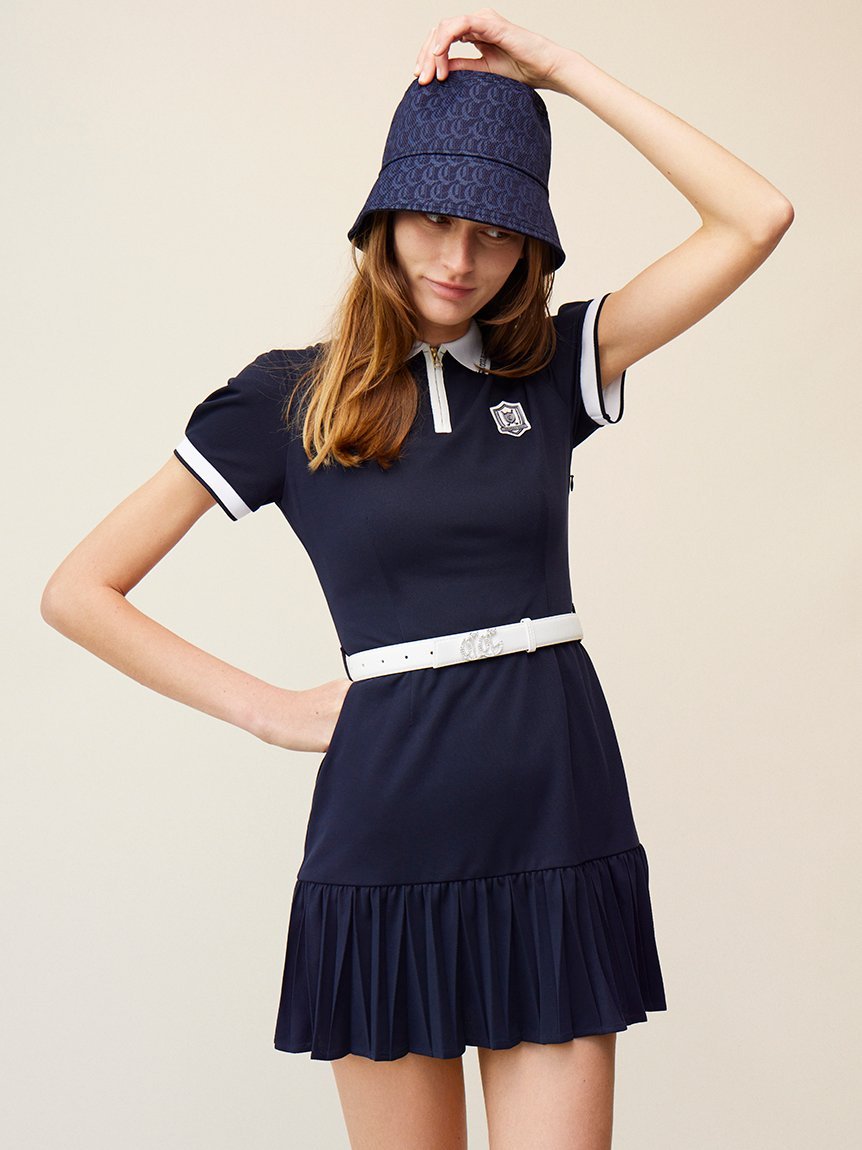 CELFORD｜【CELFORD GOLF】マーメイドプリーツポロワンピース