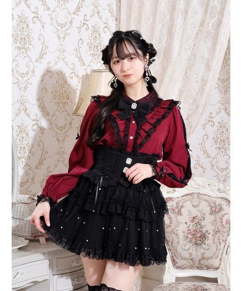 NOEMIE｜スリーブリボンフリルブラウス | Rakuten Fashion(楽天