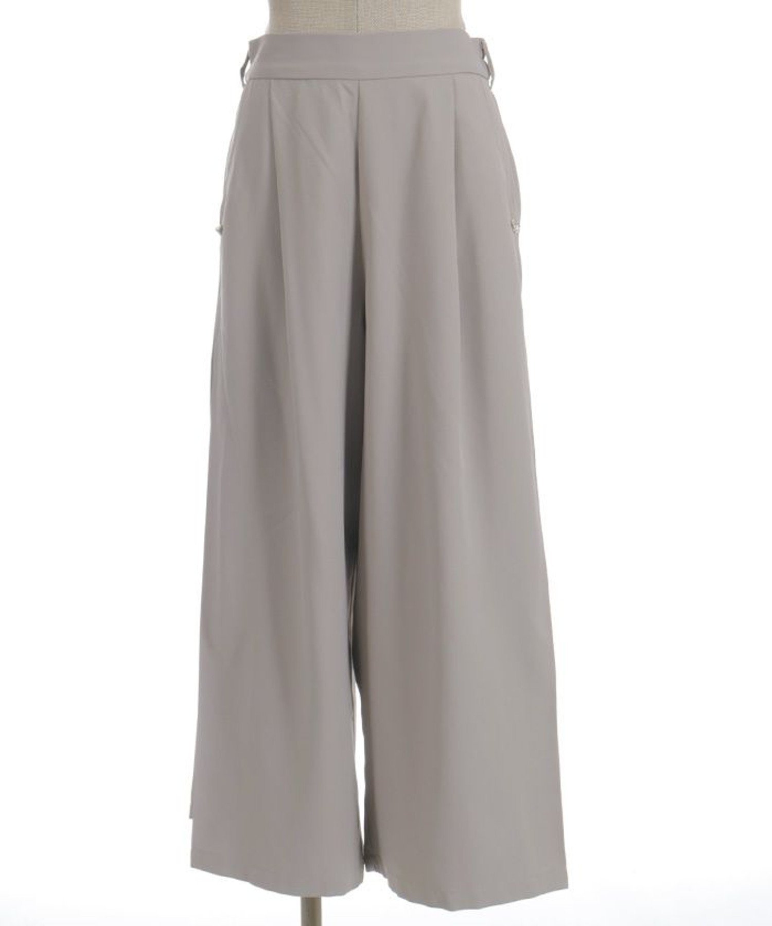 axes femme｜サイド柄切替ワイドパンツ | Rakuten Fashion(楽天