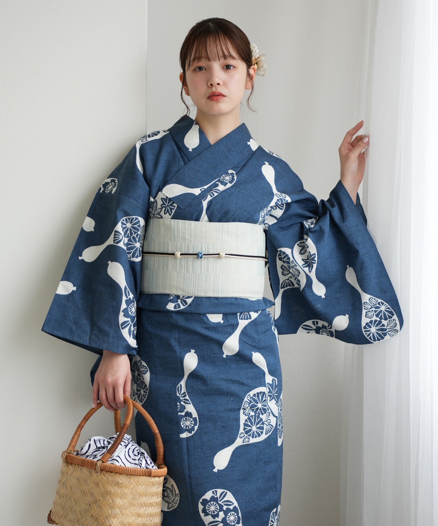 楽天市場】浴衣 セット（柄ひょうたん）（浴衣｜和服）：レディース