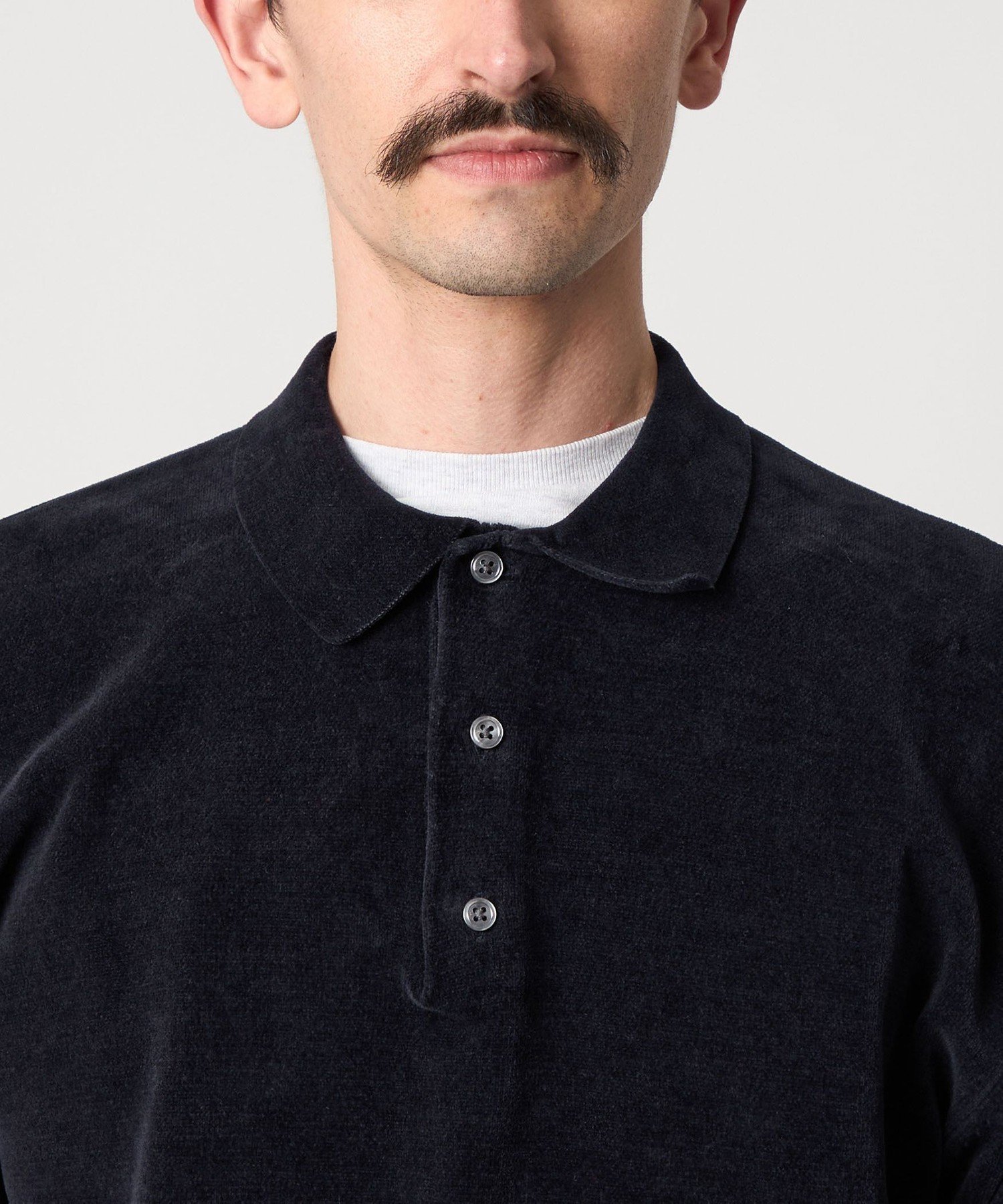 ＜Steven Alan＞ 3B コットン ニット ポロシャツ　2025 セール】＜Steven Alan＞ 3B コットン ニット ポロシャツ（ニット