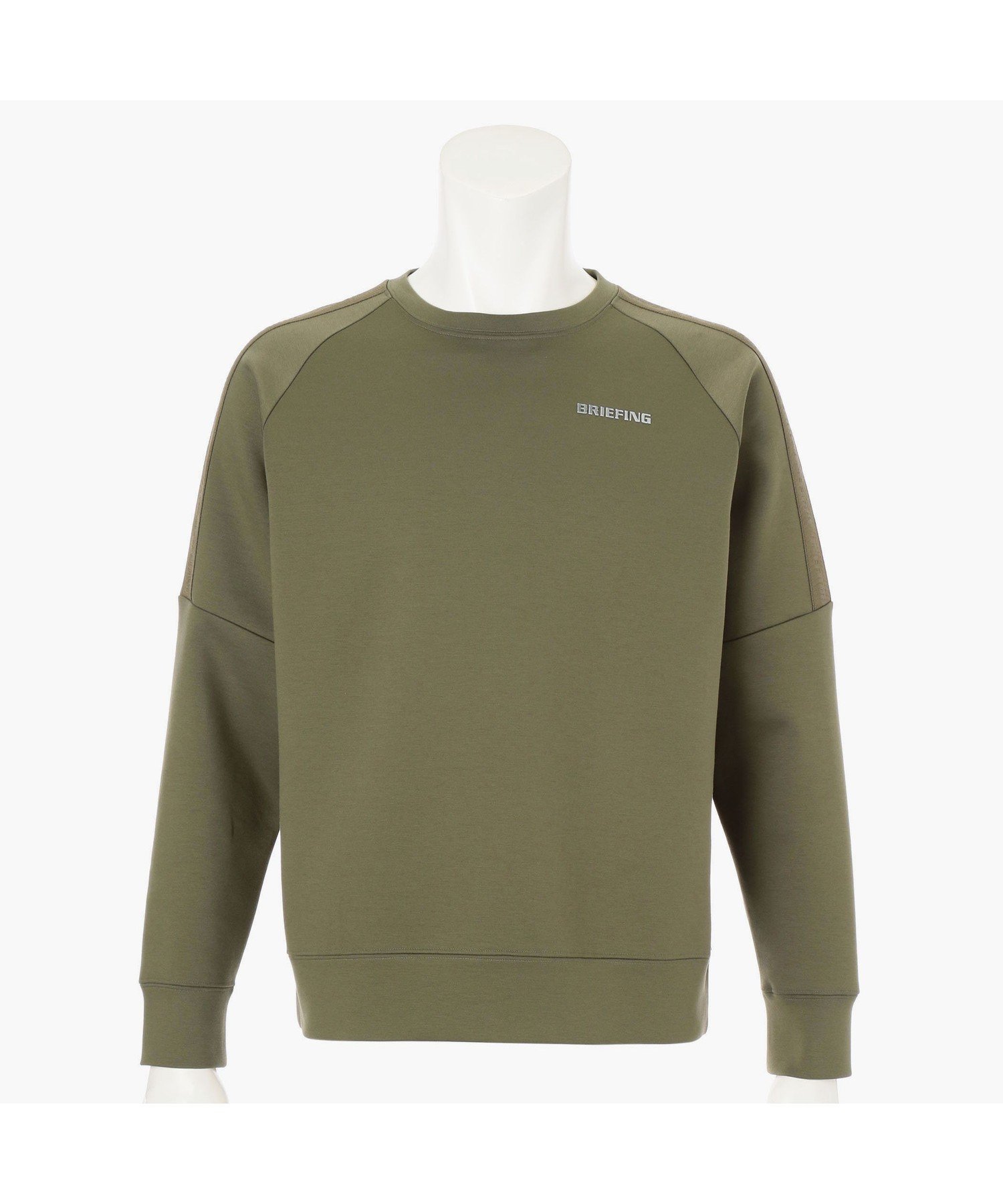 BRIEFING｜メンズ ウォーム ロゴライン クルーネック | Rakuten