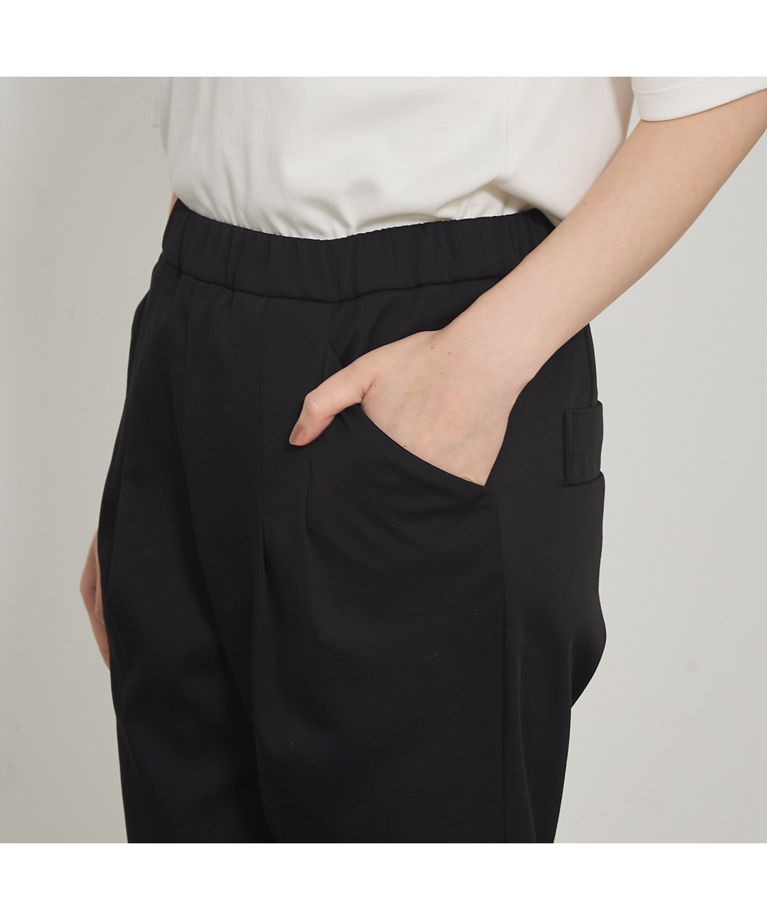 qualite｜【2WAYタックパンツシリーズ新素材!】ウォームサテンタック