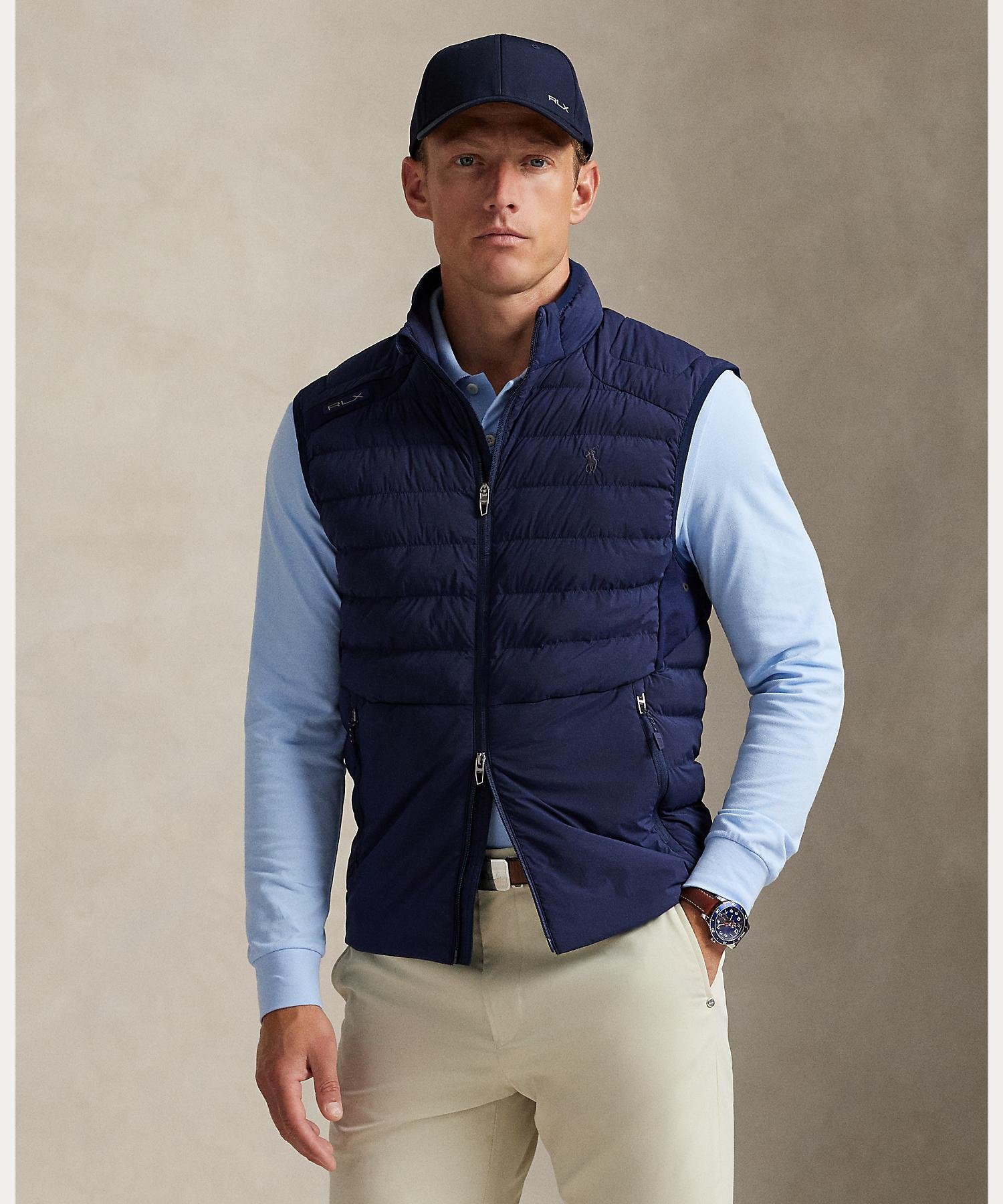 RALPH LAUREN｜(RLX)キルテッド フルジップ ベスト | Rakuten Fashion