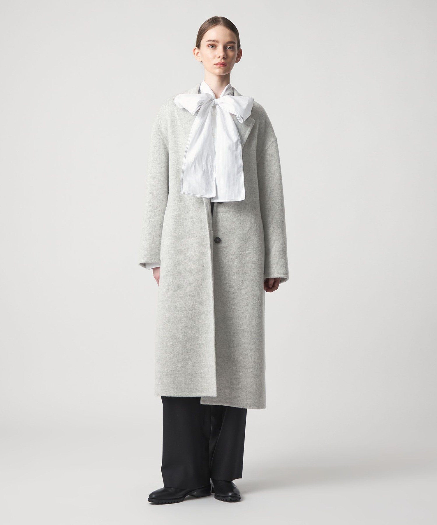 Drawer｜WINTER1 ヘリンボーンケヌキチェスターコート(LT.GRAY