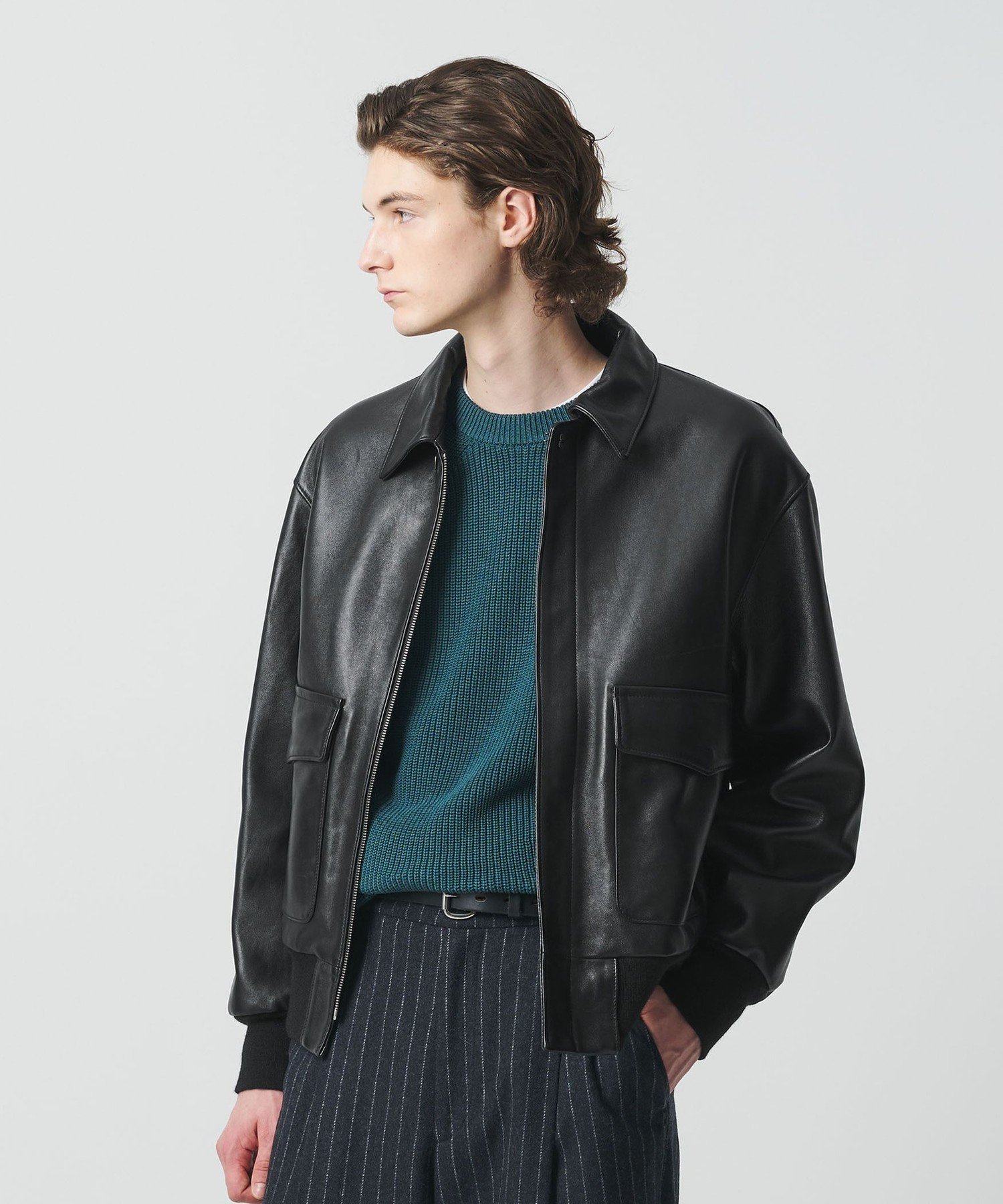 BEAUTY&YOUTH UNITED ARROWS｜シープ レザー A-2 ジャケット | Rakuten