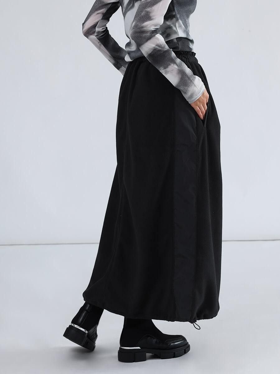 LASUD｜フロントジップフリーススカート | Rakuten Fashion(楽天