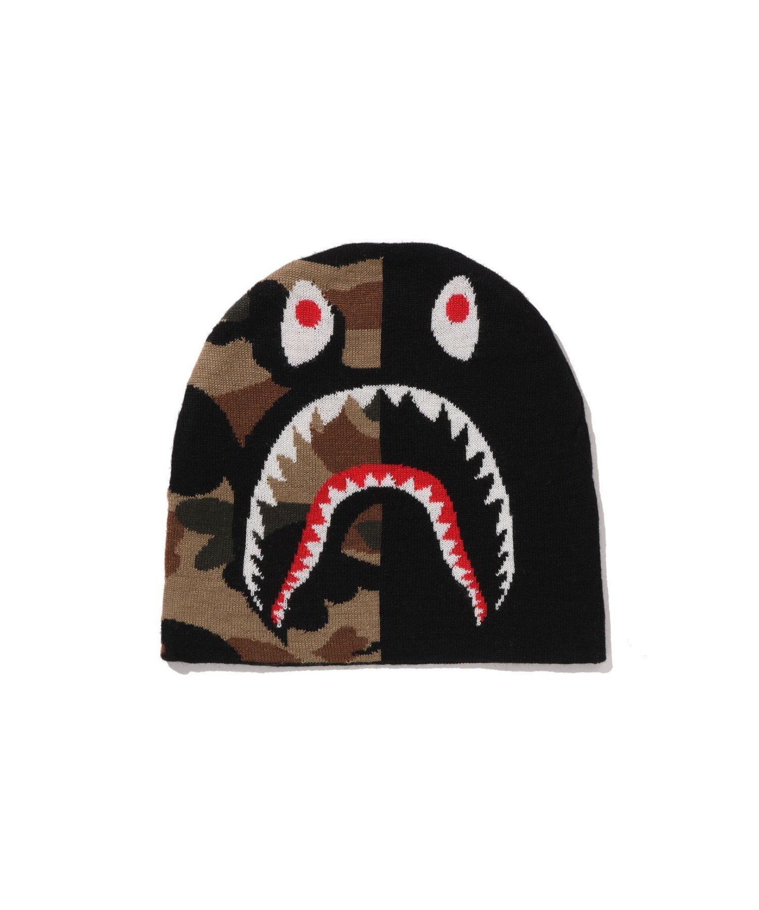 A BATHING APE｜1ST CAMO SHARK KNIT CAP | Rakuten Fashion(楽天