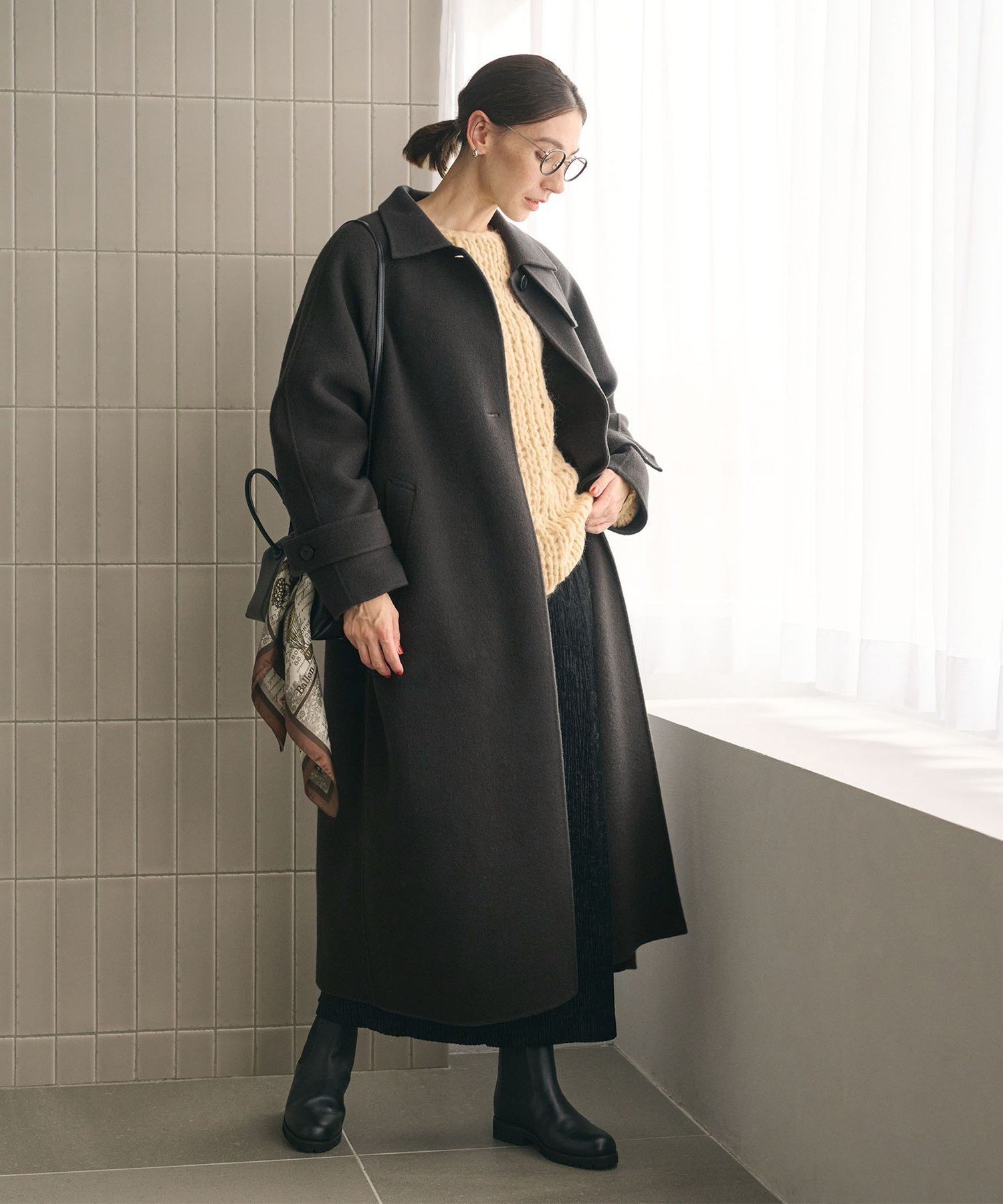 BEAUTY&YOUTH UNITED ARROWS｜リバー ステンカラー ロングコート