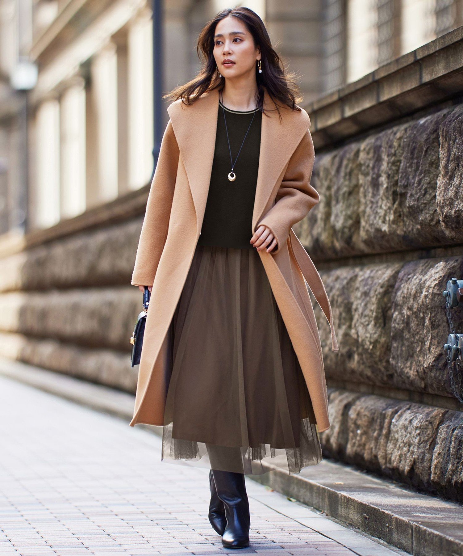 自由区｜ウールリバーロング コート | Rakuten Fashion(楽天