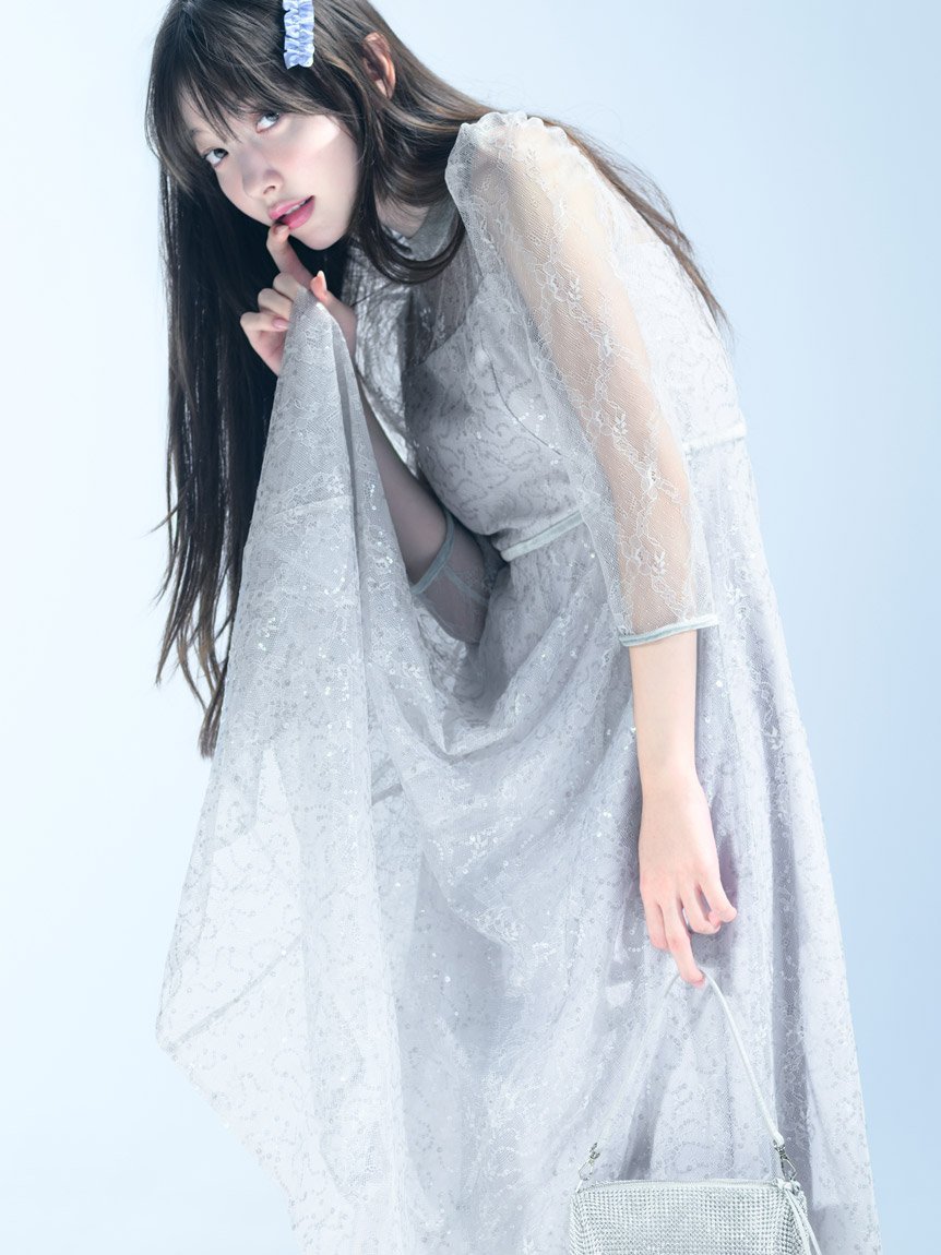SNIDEL｜スパークルレースドレス | Rakuten Fashion(楽天ファッション