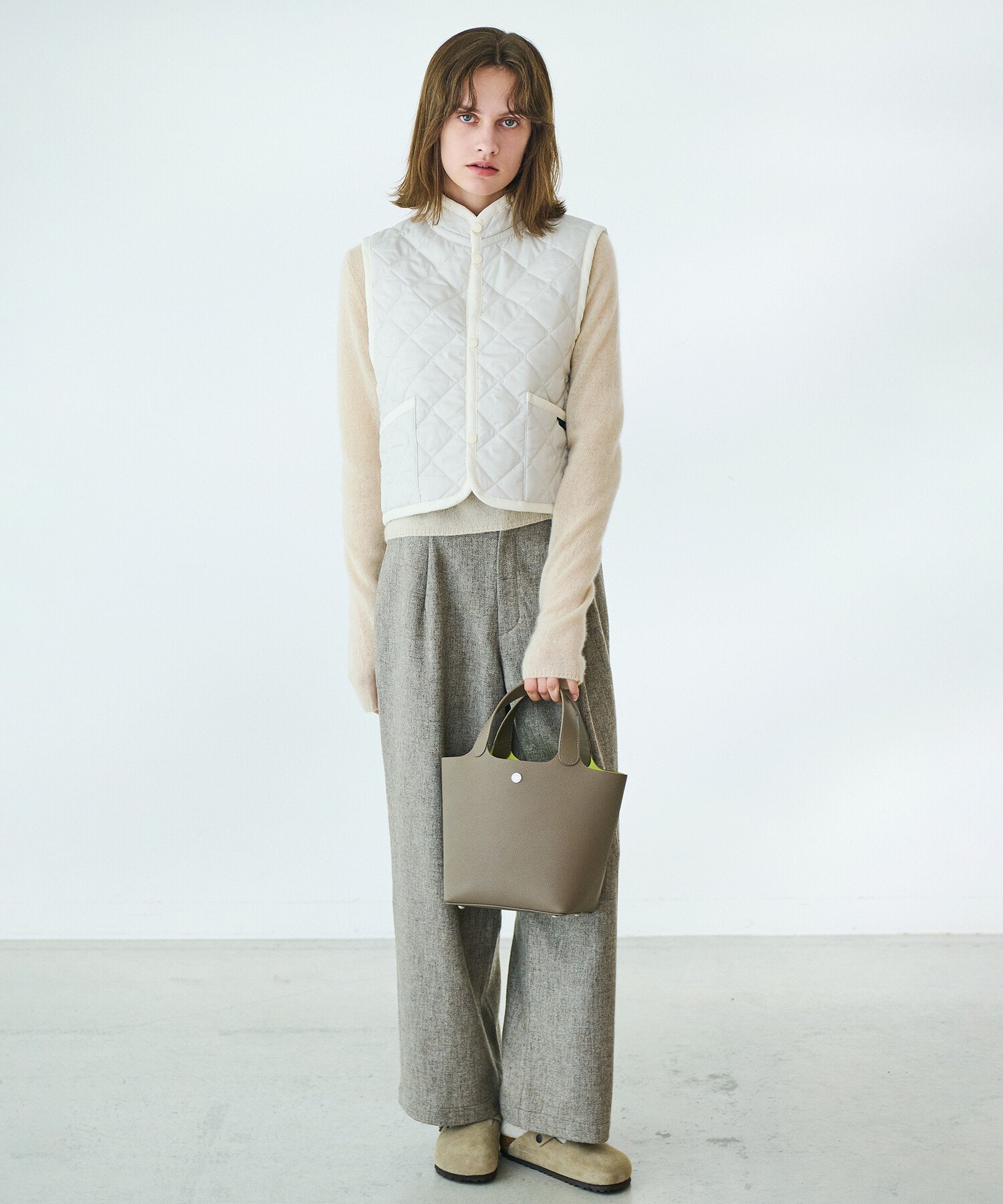 Bshop｜ORCIVAL | ダブルフェイス レザーハンドバッグ | Rakuten