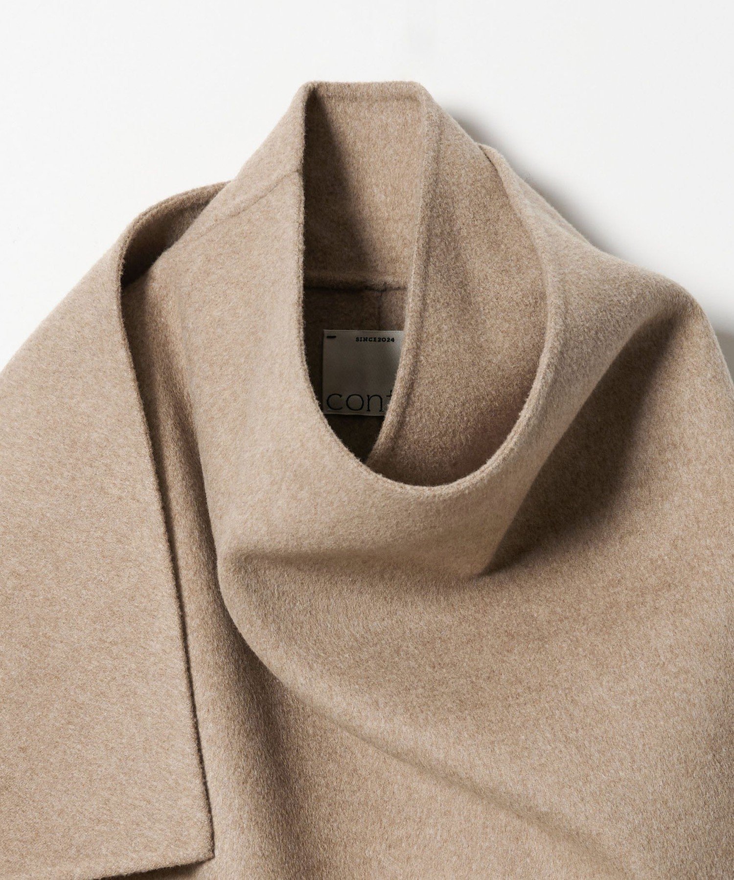 ＜conte＞リバー ストールコート ベージュ conte＞リバー ストールコート ベージュ UNITED ARROWS｜<conte>リバー