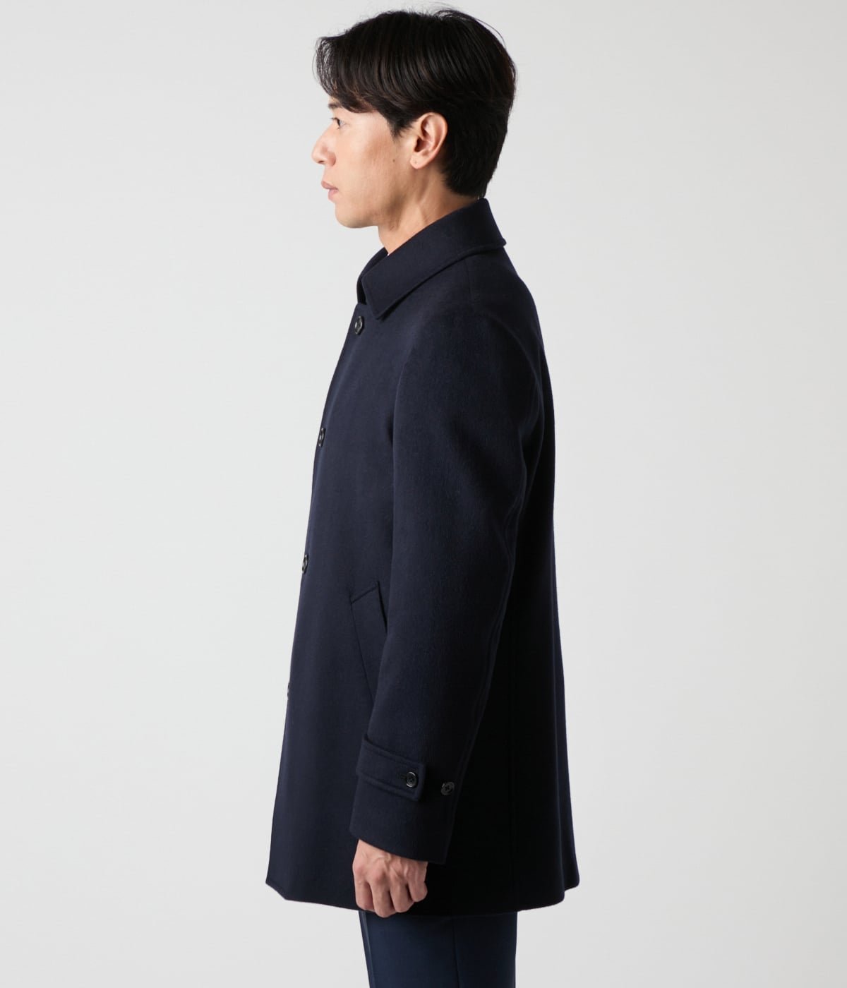 NEWYORKER｜カシミヤ混 ショートビーバー シングルコート | Rakuten