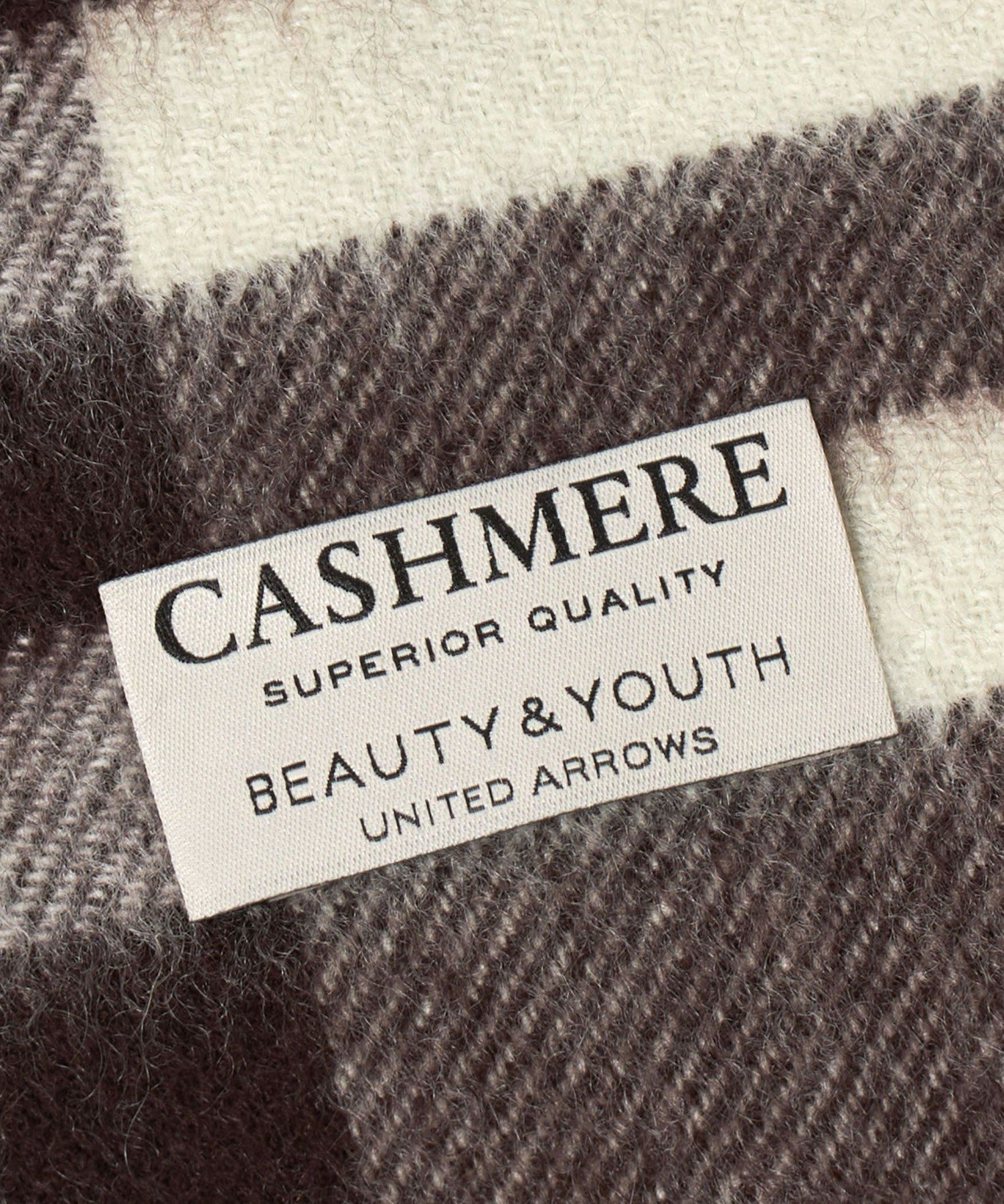 BEAUTY&YOUTH UNITED ARROWS｜カシミヤ チェック マフラー | Rakuten