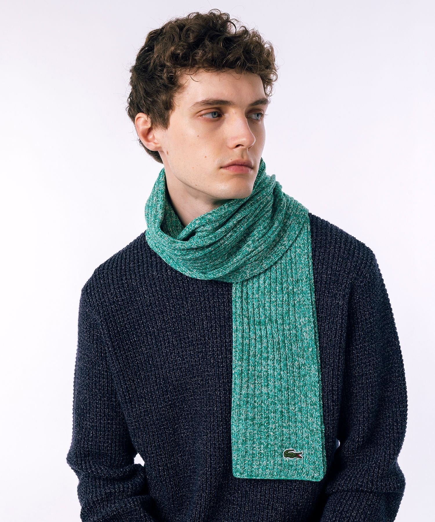 LACOSTE｜スムースタッチ カシミヤニットネックゲイター / ネック