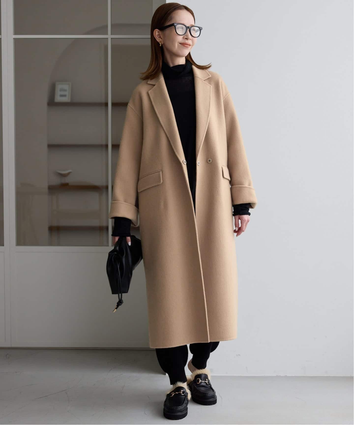 SLOBE IENA｜《追加》souple woolダブルフェイスチェスターコート