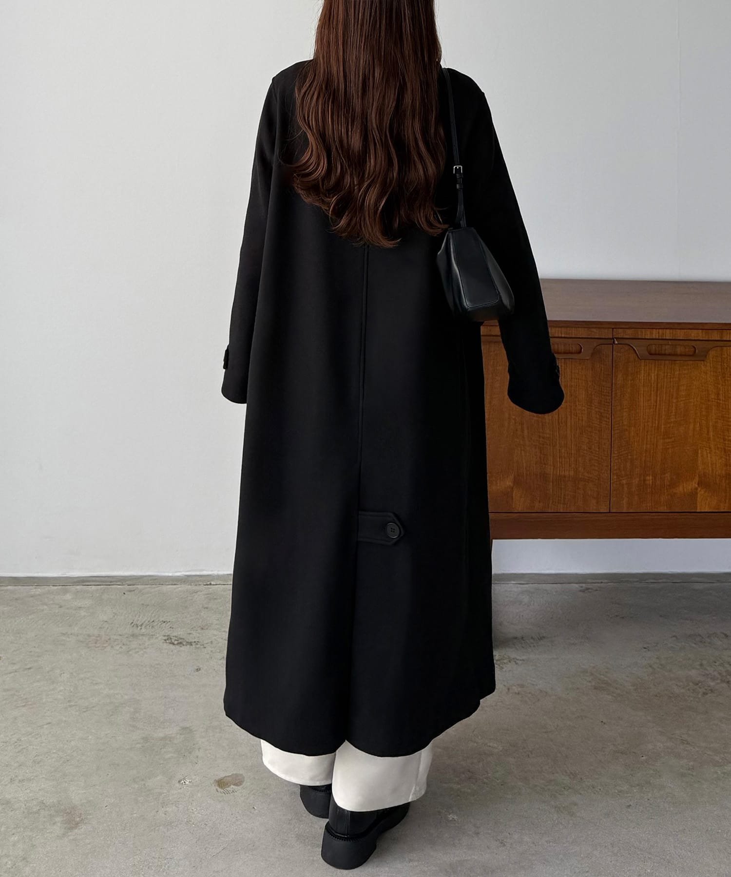 JUNOAH｜callautia ダブルボタンロングチェスターコート | Rakuten